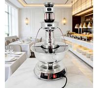 Fontaine à cocktails à 3 niveaux, machine à boissons électrique pour fêtes avec réglage de la température de 0 à 100°C et distributeur de boissons de 3,5 L pour bière, jus et autres boissons