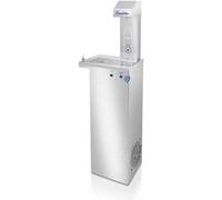 Fontaine à Eau Mains Libres Remplisseur de Bouteilles et Jet d'Eau avec Capteurs Canaletas Blanc G