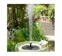 Fontaine à eau solaire - Pompe à fontaine solaire - 16 cm noir
