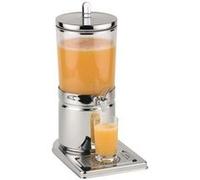 Fontaine à jus de fruits avec plaque réfrigérante en acier inoxydable D : 210x320x430 mm (4 litres) G
