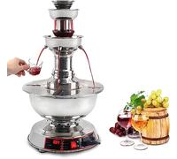 Fontaine à vin à 3 niveaux avec capacité de 3,5 L, température réglable de 0 à 100 °, parfaite pour les bars, cafés et snack-bars