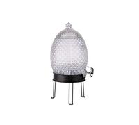 Fontaine avec support Ananas 10 L - Table Passion - Transparent / Cristal - Verre Transparent G