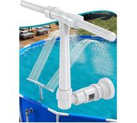 Fontaine cascade double jet réglable pour piscine hors sol, refroidisseur arrosage haute pression