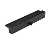 Fontaine Cascade extérieure en Acier Inoxydable - Modèle encastré avec trop-Plein pour Aquariums et Jardins, élément décoratif pour Bassin, Noir, 170 cm / 66 Pouces