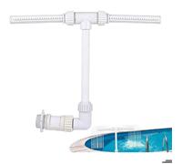 Fontaine cascade pour piscine hors-sol, double fontaine rafraîchissante pour fêtes de piscine, jardin, terrasse, patio, cour, ferme