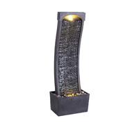 Fontaine De Jardin Avec Led Pomp, Teamson Home, Gris Noir