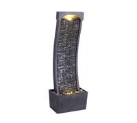 Fontaine De Jardin Avec Led Pomp, Teamson Home, Gris Noir