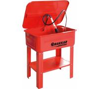 Fontaine de nettoyage 75L 230V métallique sur pied avec pinceau DRAKKAR - 10597