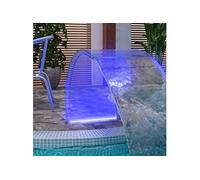Fontaine de piscine avec LED RVB Acrylique 50 cm