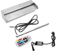 Fontaine de piscine en acier inoxydable G1 avec bande lumineuse LED pour les décorations de piscine