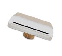 Fontaine de piscine en acier inoxydable Square Upper Outlet | Bec cascade pour bassin de jardin, arroseur d'eau en acier inoxydable, facile à utiliser