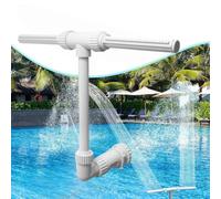 Fontaine De Piscine, Fontaine De Piscine Réglable 2 en 1, FontaineD'eau Thermale Réglable À Double Cascade, Pulvérisateur De FontaineDe Piscine, Accessoires DePiscine À Double JetPourPiscine Hors Sol