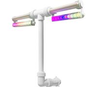 Fontaine de piscine réglable avec lumières LED colorées Télécommande cascade arrosage USB rechargeable