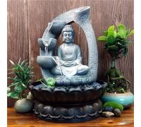 Fontaine de statue de Bouddha, fontaine d'eau de table d'intérieur, fontaine zen pour la maison, bureau, bureau, décoration de chambre