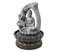 Fontaine de Table Bouddha, Fontaine zen d'intérieur avec Statue de Bouddha | Fontaine d'intérieur, Pompe à eau Silencieuse, Décoration en Résine pour Salon, Décoration Feng Shui pour Maison, Bureau