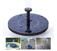 Fontaine d'eau Suspendue Solaire TEMPSA - Piscine Jardin arrosage submersible 2.0W batterie