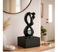 Fontaine d'intérieur design éclairage LED Amor noir