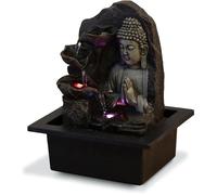 Fontaine du2019Intérieur Casc Bouddha Lotus Lumière LED Colorée, Décoration du2019Intérieur Feng Shui, Idée Cau Spritualité