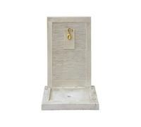 Fontaine ""ETNA"" - en pierre reconstituée - 57 x 42 x 87 cm Beige