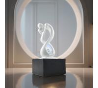 Fontaine moderne amor noir et blanc