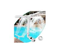 Fontaine piscine 2-en-1 réglable - double jet pour piscines & arrosage jardin