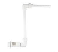 Fontaine Piscine pour cascade 2 Têtes Jet d'Eau ABS Fontaine | Double jet réglable, matériau ABS pour durable, installation pour facile, électricité, rafraîchit l'eau(white)