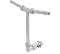 Fontaine pour piscine - Double diffuseur réglable - Effet cascade - Système d'arrosage créatif pour piscine - Support - Multicolore