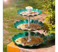 Fontaine solaire 1,4 W avec 4 tiges fixes, pompe de fontaine solaire 2025 avec panneaux solaires améliorés, pompe de fontaine flottante solaire pour bain d'oiseaux, jardin, bassin, aquarium et extérie