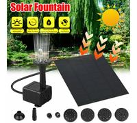 Fontaine solaire écologique, pompe sans balais à économie d'énergie compatible avec les bains d'oiseaux et la décoration de jardin, fonction