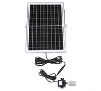 Fontaine solaire flottante 10 W - Pompe submersible pour décoration d'étang de jardin et d'aquarium (10 W)