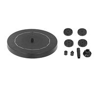 Fontaine solaire flottante 7 V 2,5 W avec filtre anti-colmatage pour piscine et jardin Matériau ABS Pompe à eau durable avec plusieurs buses
