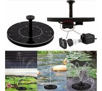 Fontaine Solaire Flottante Avec 6 Buses, 1.5w, Pour L'extérieur, Jardin, Paysage, Piscine