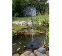 Fontaine solaire GALIX G2328 - En résine TPE - Panneau solaire mono 9V - Livrée avec pompe