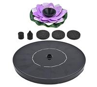 Fontaine solaire Lotus Pompe à eau flottante Mini fontaine à eau solaire pour bains d'oiseaux Jardin Étang Piscine Extérieure Automatique Aucune batterie requise 4 styles de (Lotus 3)