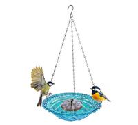 Fontaine solaire pour bain d'oiseau Bol à eau pour colibri suspendu