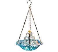 Fontaine Solaire pour Bain d'Oiseaux Décoration de Jardin pour l'Extérieur