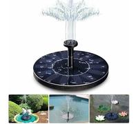 Fontaine solaire pour bassin - ZOR® - Pompe 1,4 W - Hauteur maximale 70 cm - 4 effets - Flottante - Écologique