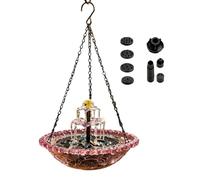 Fontaine solaire pour oiseaux Fontaine à Cascades avec Pompe et Gicleur | Fontaine solaire pour oiseaux Pour jardin, terrasse, balcon, , bassin, piscine, parc