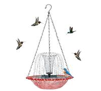 Fontaine solaire pour salle de bain, suspendue en forme d'animal, alimentation pour fontaine et abreuvoir, pour terrasse, balcon, clôture, cour, perroquet