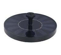 Fontaine solaire - ZERONE - 7V 1.4W - Débit 200L/h - Matériau ABS - Accessoires inclus