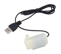 Fontaine submersible USB silencieuse 5 V pour aquarium, bassin à boire, bassin à boire pour animaux domestiques, circulation de jardin, faible bruit, amovible (blanc)