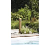 GARANTIA Fontaine WOOD bois clair avec robinet laiton