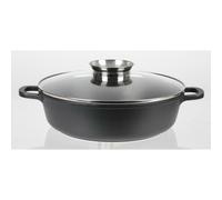 Fonte Casserole Profonde 28 CM 3,5 L Marmite Ragoût Induction Cuisine Four Neuf