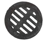 Fonte Noire Grille de Caniveau pour Drainage extérieur Remplaçable | Structure Ajourée Haute Densité, Support Renforcé, Adaptée aux Sols de Garage, Tranchées et Équipes de Maintenance Municipale