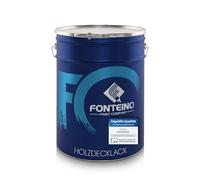 Fonteino Peinture Bois - Protection pour boiserie, meuble, volets, Microporeuse - Gris anthracite 5L
