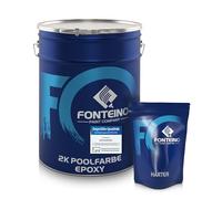 Fonteino Peinture époxy pour piscine béton bassin - protection étanche - Bleu outremer 10KG
