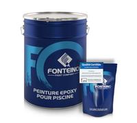 Fonteino Peinture époxy pour piscine béton bassin - protection étanche - Gris anthracite 2,5KG