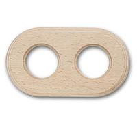 Fontini 31-802-00-2 - Cadre bois hêtre 2 éléments colonial naturel pack