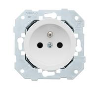 Fontini - Lot 4 Prises + 2 Va et Vient - Plaques Blanc Dom