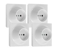 FONTINI Lot de 4 prises sans terre NEO EVO